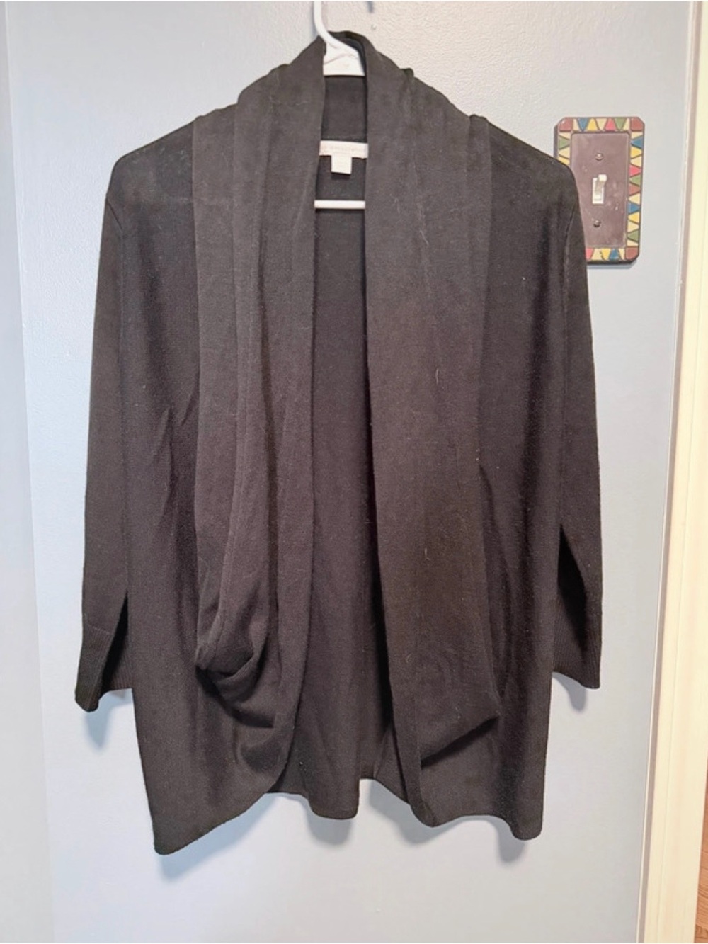New York & Co Black Open-Front Women's Sweater Cardigan